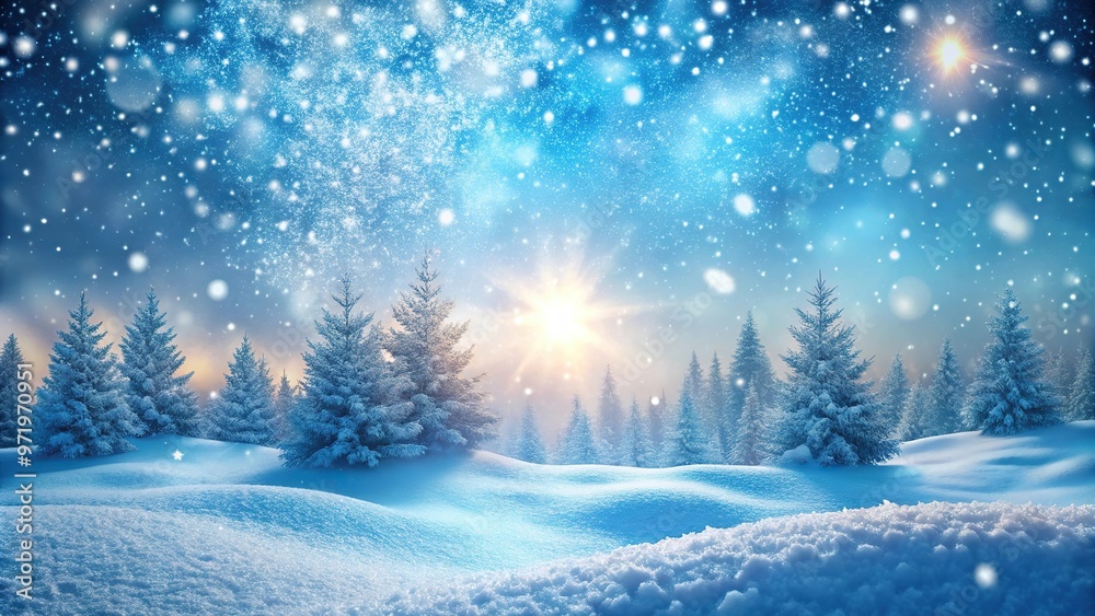 Winter christmas background with shiny snow and blizzard Panoramic Winter christmas background with shiny snow and blizzard Panoramic