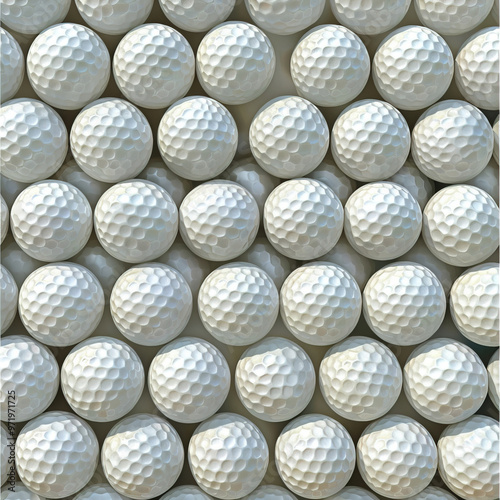 golf balls. sport. golf balls in full frame