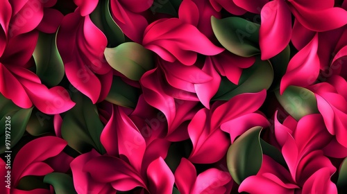 Psychedelic-inspired floral patterns with swirling lines, soft pink and green hues, bold contrasts, seamless design, romantic yet energetic.