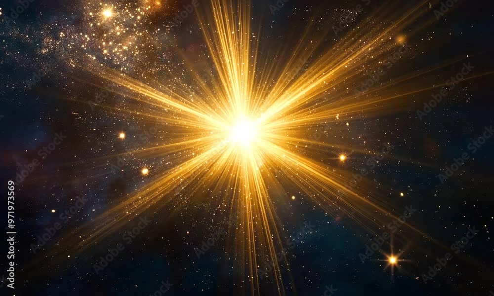 A Starburst in the Night Sky