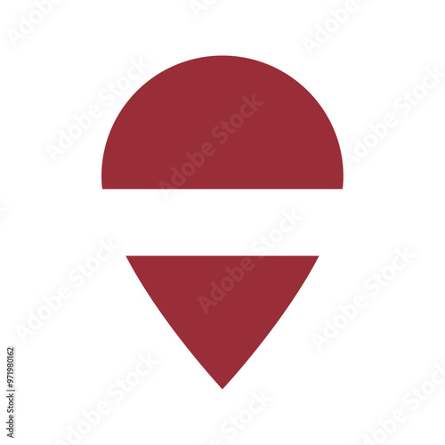 Latvia flag location icon Free Download Latvia flag location icon - GFXLoad