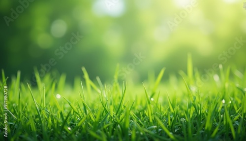  Vibrant green field perfect for a sunny day