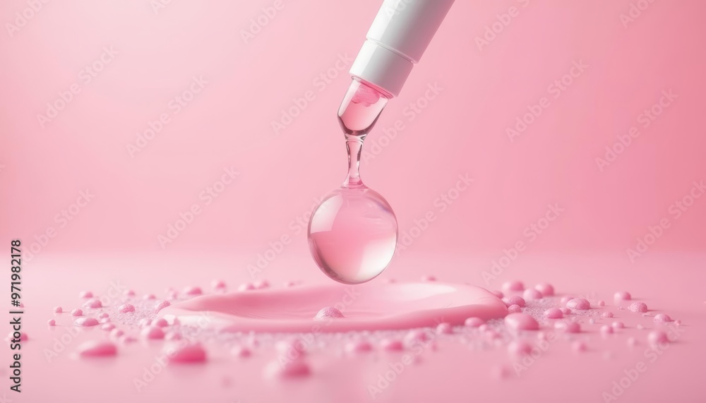  A drop of liquid a splash of color