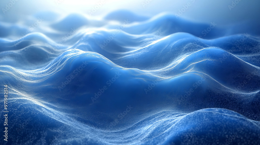 abstract blue lines technology background  