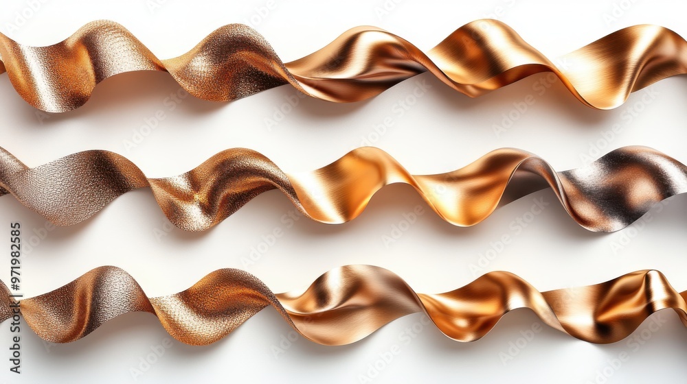 folde golden ribbons set of assorte roun stickers for fashion blog trendy icons for social account design abstract circles isolate on white background folde golden ribbons set of assorte roun stickers for fashion blog trendy icons for social account design abstract circles isolate on white background