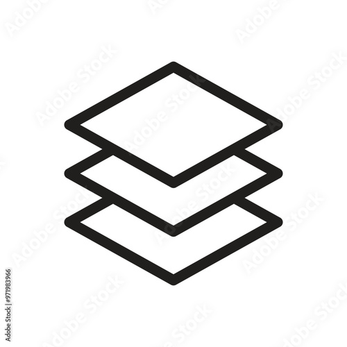 Layers Icon - Line