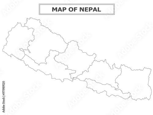 Geography Political map. Political map of country with capital, province or state capital, major cities and town.
