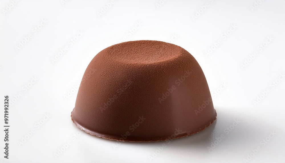 France Food, Mousse au Chocolat on white background isolated. France Food, Mousse au Chocolat on white background isolated.