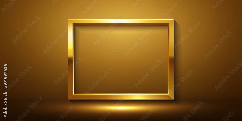 Gold square on a background, shiny, metallic, geometric, luxury, elegance, design, modern, golden, clean, isolated, decoration Gold square on a background, shiny, metallic, geometric, luxury, elegance, design, modern, golden, clean, isolated, decoration