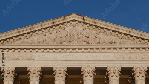 Equal Justice Under Law above Supreme Court