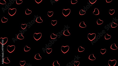 Emoji heart love animation