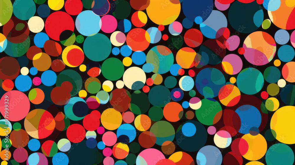 abstract background with color circles abstract background with color circles