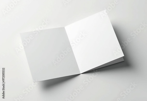 Blank brochure mockup Design Template
