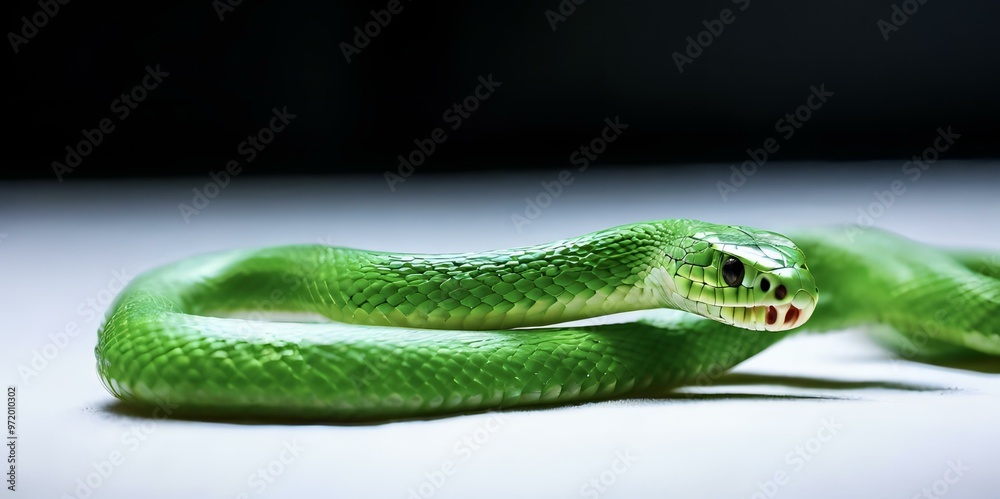 Obraz premium snake in the grass