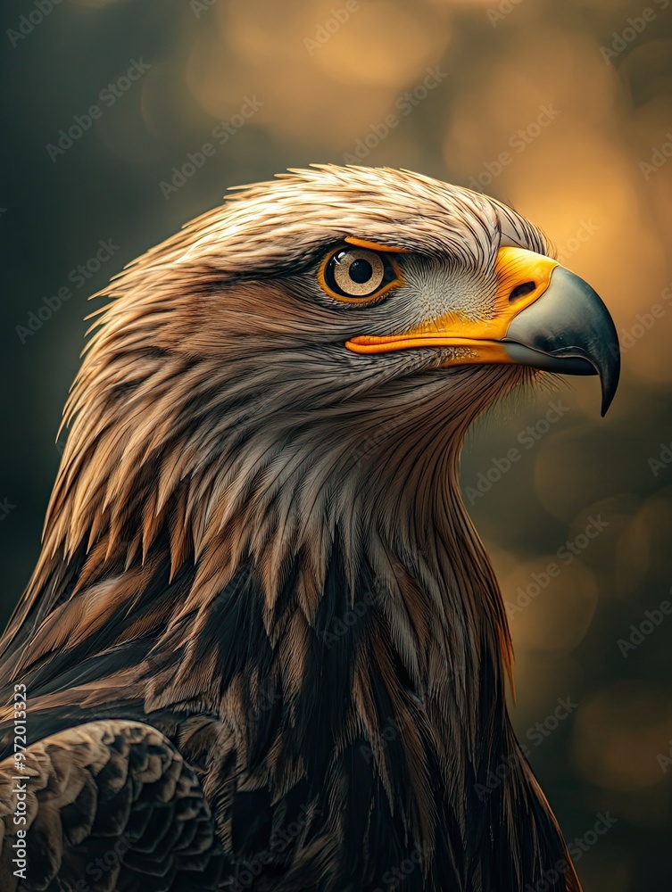 Obraz premium eagle isolated on cute background