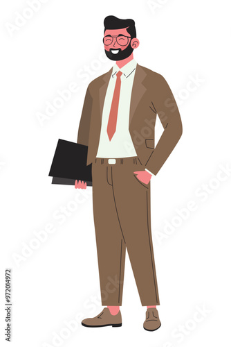 entrepreneur adult man standing