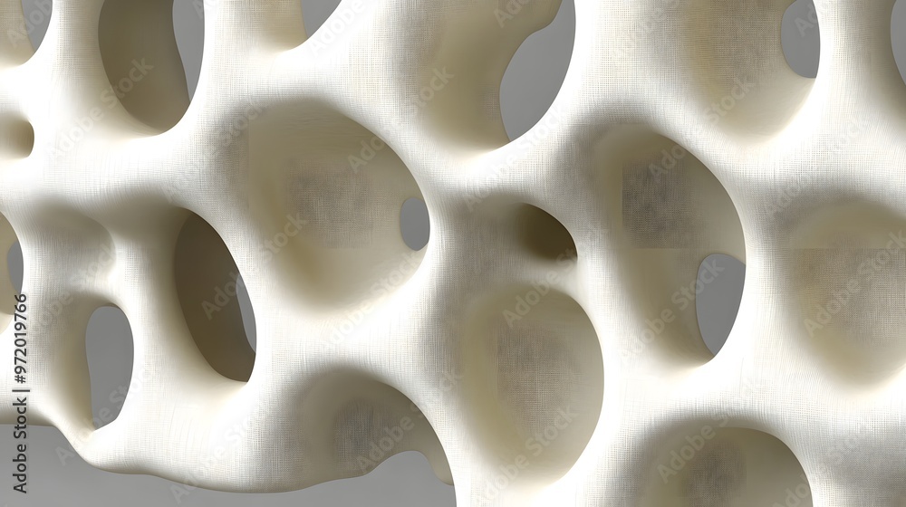 Abstract White 3D Organic Structure Background Texture Abstract White 3D Organic Structure Background Texture