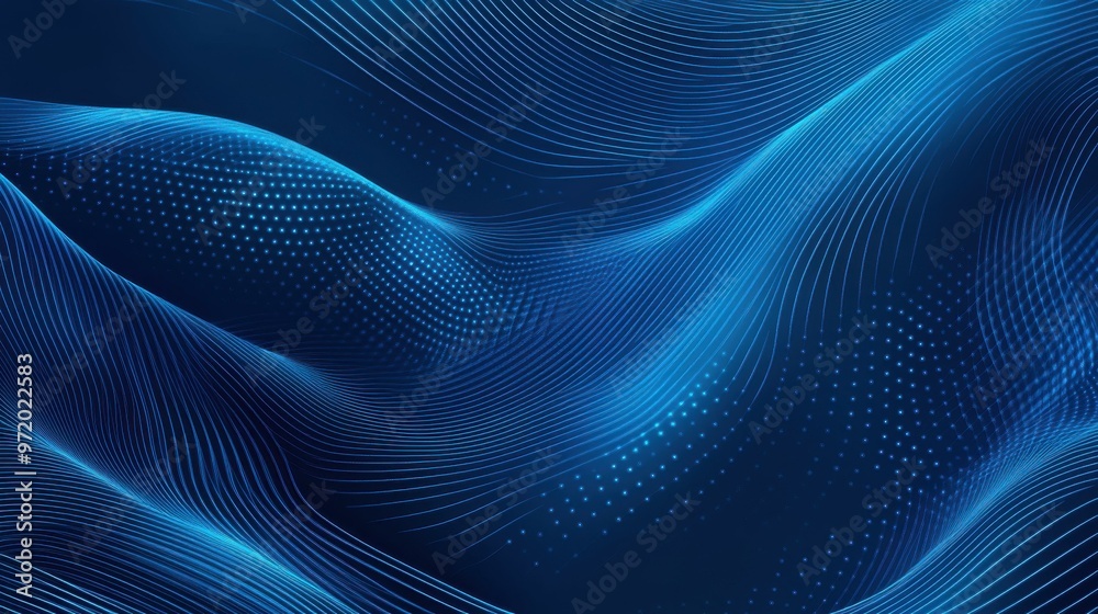 Explore a stunning scifi abstract blue background featuring dotted curved lines, creating a modern tech vibe. Explore a stunning scifi abstract blue background featuring dotted curved lines, creating a modern tech vibe.