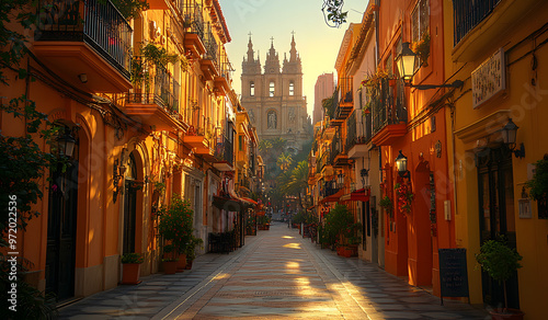 “The Charming Streets of the Old City Center in a Picturesque Location” 