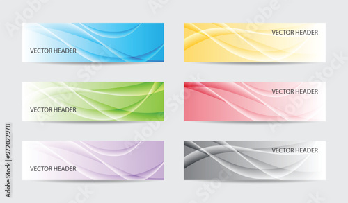 Art soft colors concept design elements headers