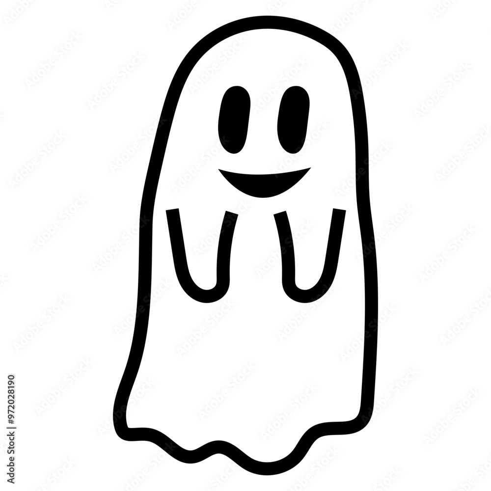 Halloween Ghost Doodle Halloween Ghost Doodle