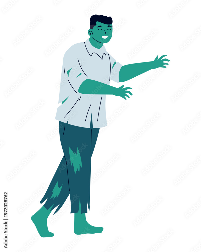 disguise zombie man character