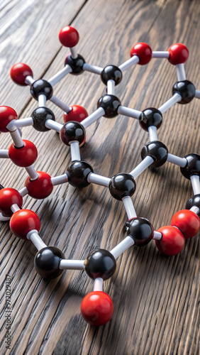 Quinine molecule. It is natural alkaloid derived from the bark of the cinchona tree, used to treat malaria and babesiosis. Molecular model. 3D rendering