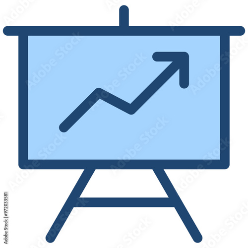 Analytics icon vector symbol illustration