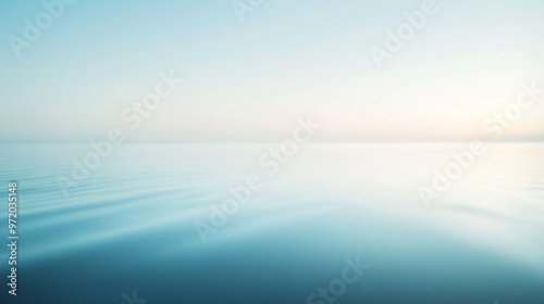 Wallpaper Mural blurred gradient background transitioning smoothly from white to blue, evoking calmness, purity, and tranquility Torontodigital.ca