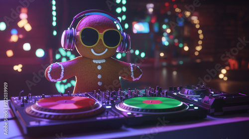 Gingerbread DJ. photo