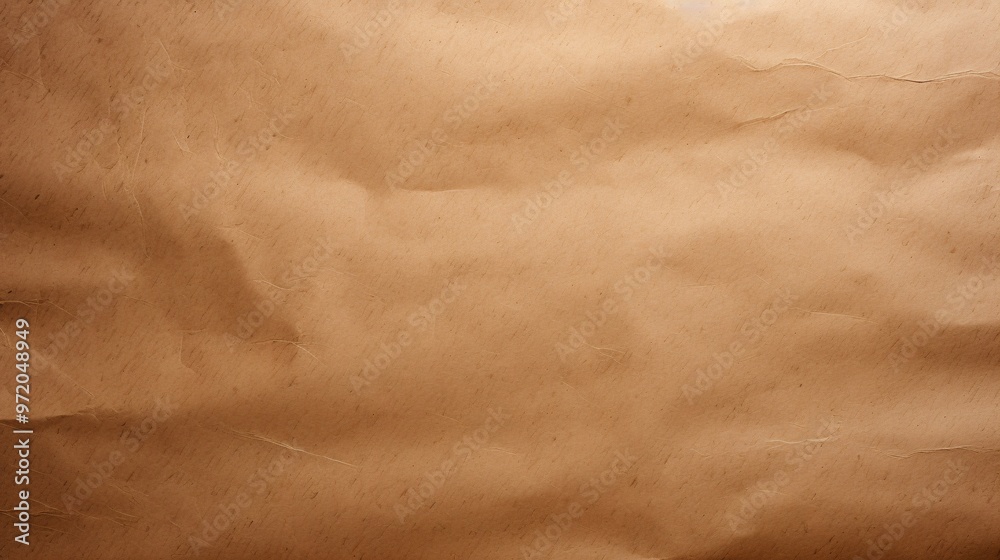 Horizontal background of soft and smooth kraft paper texture Horizontal background of soft and smooth kraft paper texture