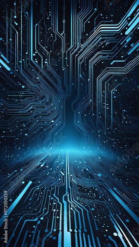 Wallpaper Mural abstract technology background Torontodigital.ca
