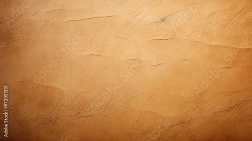 Soft kraft paper texture background in horizontal alignment