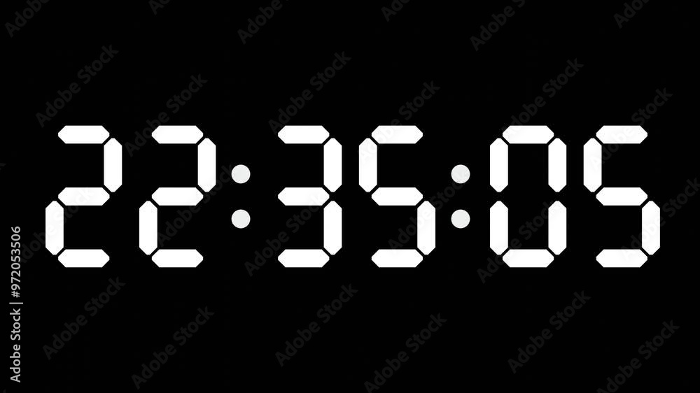 22:35 - 60 Second Full-Screen Countdown Timer with 7-Segment Display | 10:35 PM (Ten O'Clock Thirty-Five Minutes) | Twenty-Two O'Clock, Thirty-Five Minutes 22:35 - 60 Second Full-Screen Countdown Timer with 7-Segment Display | 10:35 PM (Ten O'Clock Thirty-Five Minutes) | Twenty-Two O'Clock, Thirty-Five Minutes