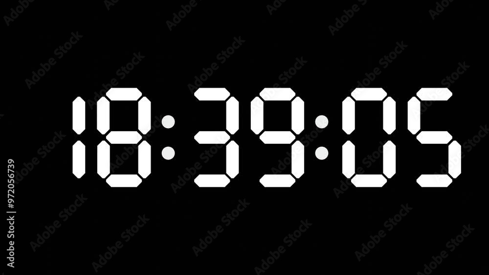 18:39 - 60 Second Full-Screen Countdown Timer with 7-Segment Display | 6:39 PM (Six O'Clock Thirty-Nine Minutes) | Eighteen O'Clock, Thirty-Nine Minutes 18:39 - 60 Second Full-Screen Countdown Timer with 7-Segment Display | 6:39 PM (Six O'Clock Thirty-Nine Minutes) | Eighteen O'Clock, Thirty-Nine Minutes