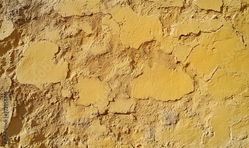 brown ochre wall texture, Generative AI  photo