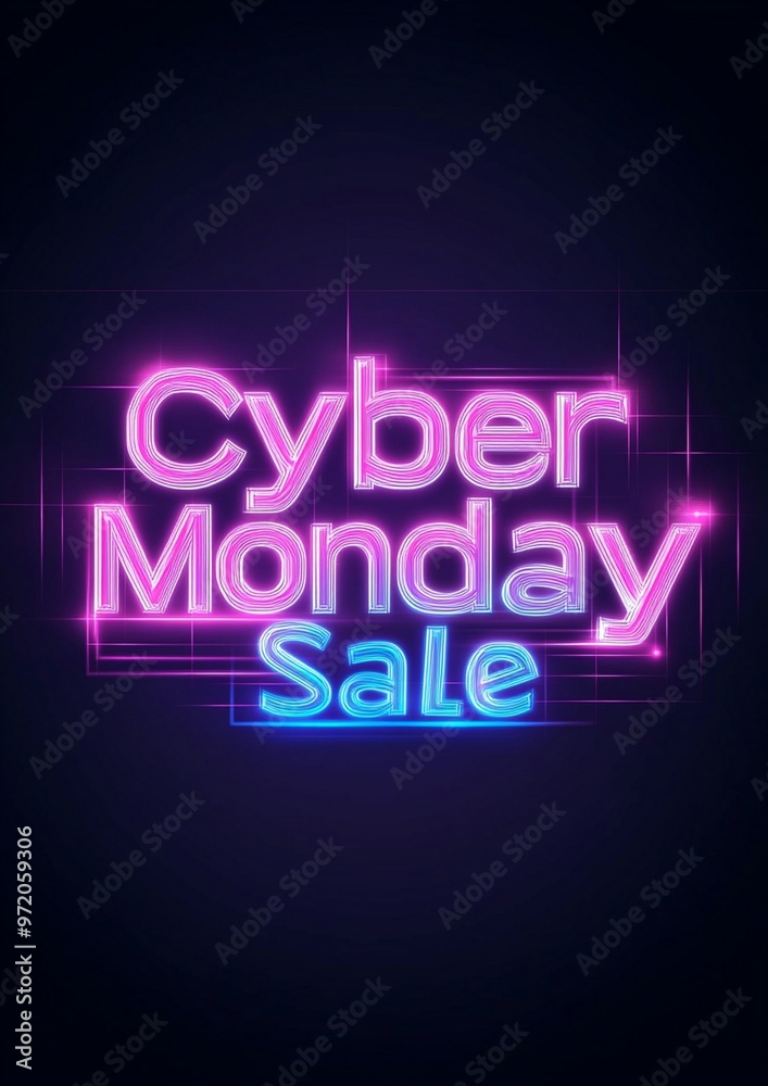 Cyber monday sale poster, banner Cyber monday sale poster, banner