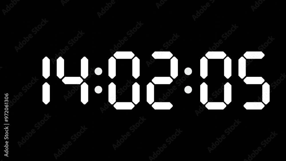 14:02 - 60 Second Full-Screen Countdown Timer with 7-Segment Display | 2:02 PM (Two O'Clock Two Minutes) | Fourteen O'Clock, Two Minutes 14:02 - 60 Second Full-Screen Countdown Timer with 7-Segment Display | 2:02 PM (Two O'Clock Two Minutes) | Fourteen O'Clock, Two Minutes