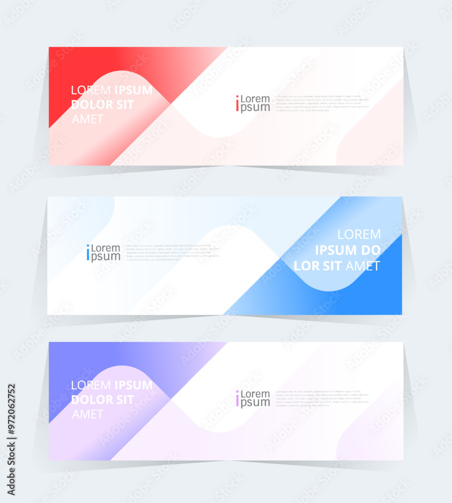 Geometric banner design with Vector presentation template. Geometric banner design with Vector presentation template.