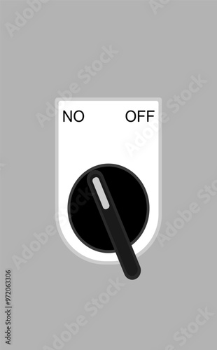 Control buttons Industrial electrical control knobs, twist type (Selector switch ON)