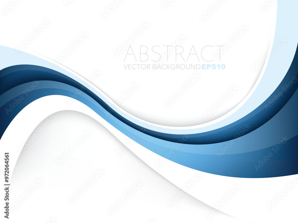 Obraz premium graphic vector curve line overlap background for text and message design