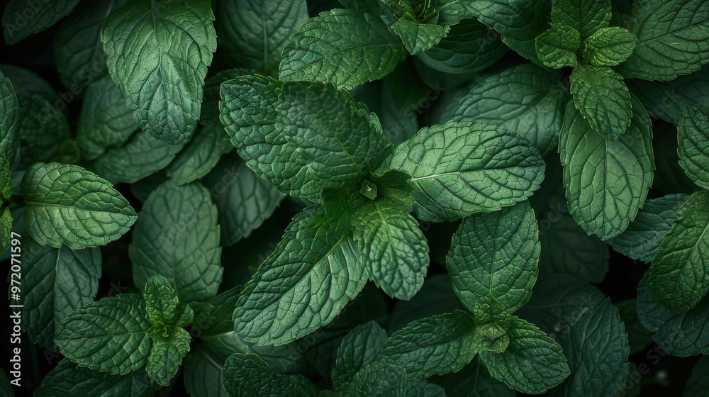 Mint leaves background Mint leaves background
