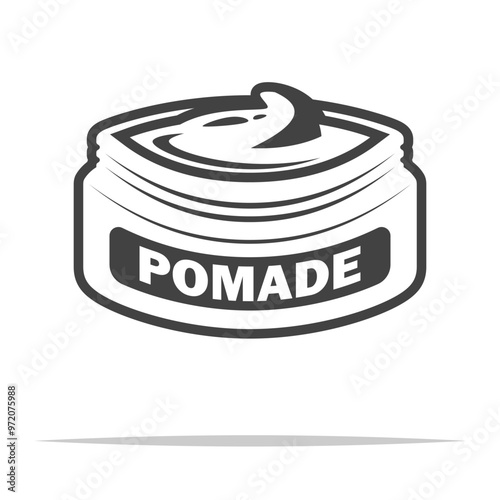 Pomade outline icon transparent vector isolated