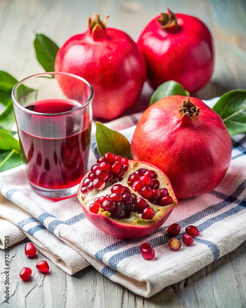 pomegranate juice and pomegranate pomegranate juice and pomegranate