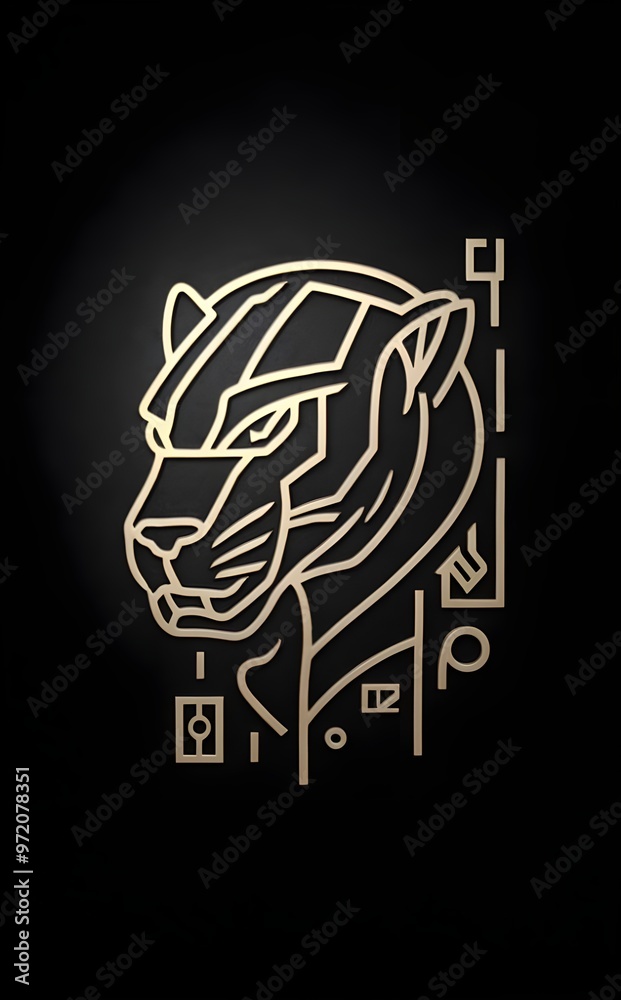 a lion head with a logo that says . a lion head with a logo that says .