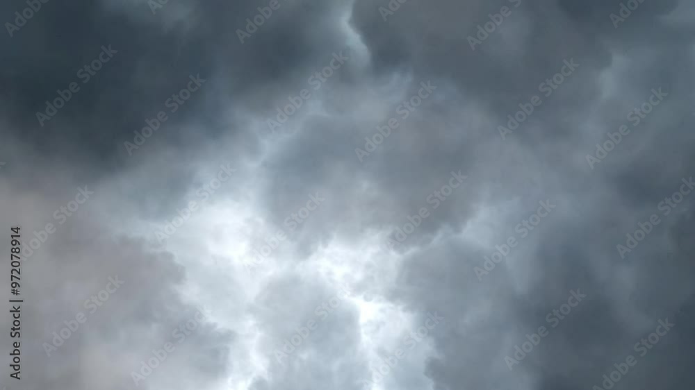 Stormy skies, lightning over a cumulonimbus clouds Stormy skies, lightning over a cumulonimbus clouds