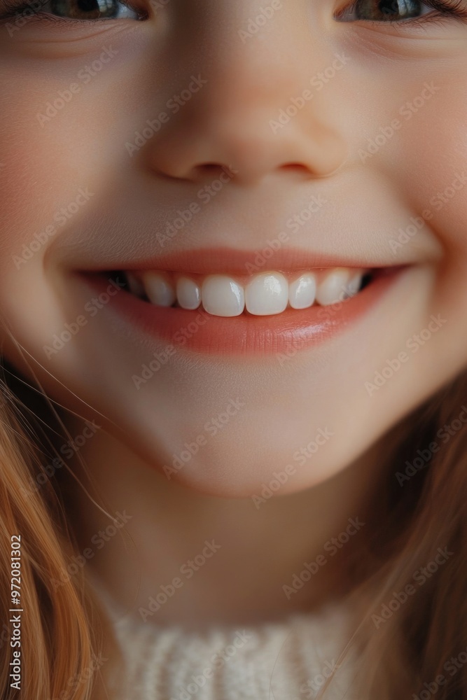 Young girl with smile Young girl with smile