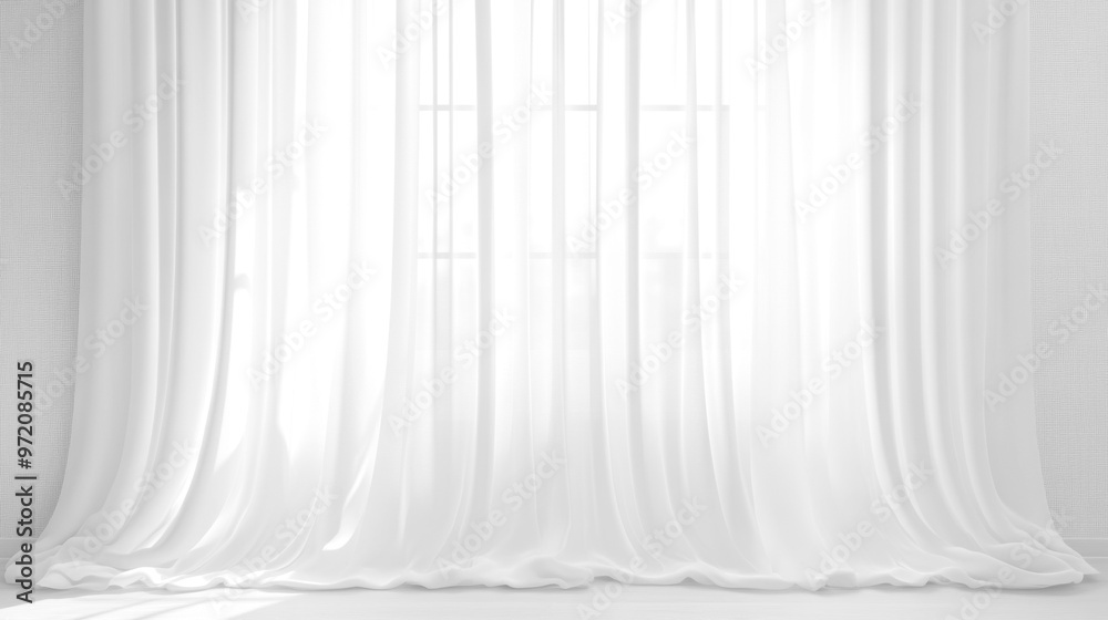 Soft white curtains background for graphic design or wallpaper. Soft white curtains background for graphic design or wallpaper.