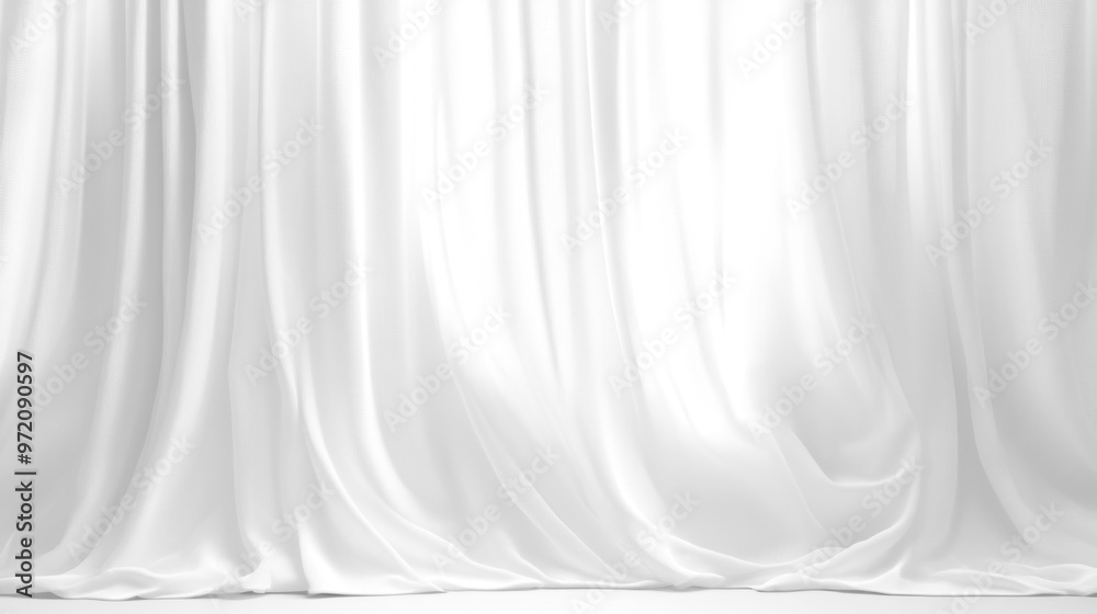 Soft white curtains background for graphic design or wallpaper. Soft white curtains background for graphic design or wallpaper.