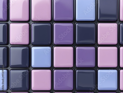 Abstract Colorful Square Tiles Background